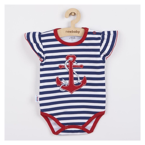 Lányos rövid ujjú body New Baby Marine