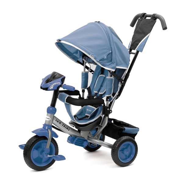 Gyerek háromkerekű bicikli  Baby Mix Lux Trike kék