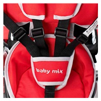 Gyerek háromkerekű bicikli  Baby Mix Lux Trike piros