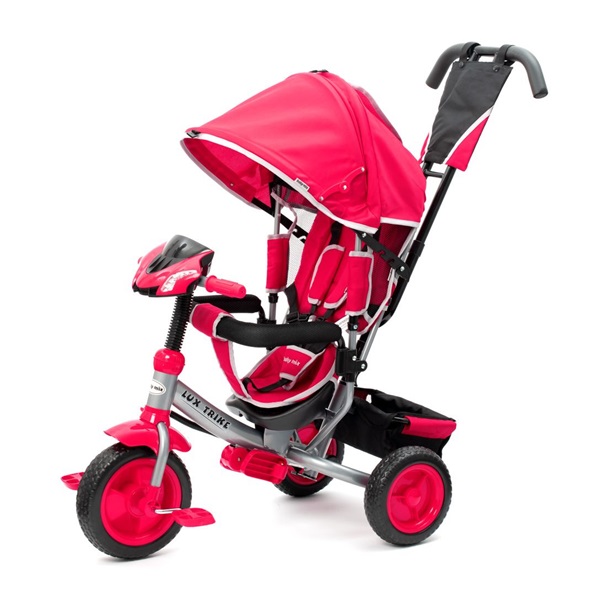 Gyerek háromkerekű bicikli  Baby Mix Lux Trike rózsaszín