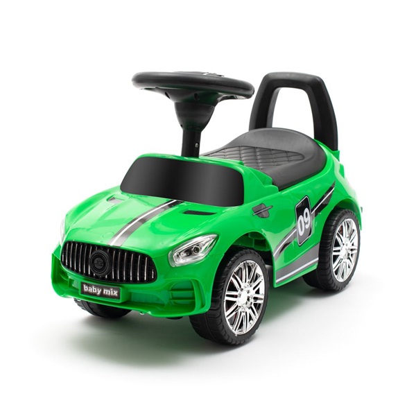 Zenélő bébitaxi Baby Mix RACER zöld