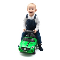 Zenélő bébitaxi Baby Mix RACER zöld