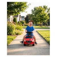 Zenélő bébitaxi Baby Mix RACER piros