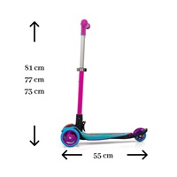 Gyerek roller Milly Mally Scooter Micmax Red