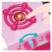 Baby Mix játékkonyha kis szakács + kiegészítők rózsaszín