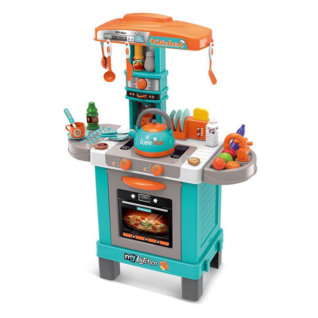 Baby Mix játékkonyha kis szakács + kiegészítők kék