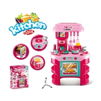 Gyermek konyha Little Chef Baby Mix rózsaszín 32 db