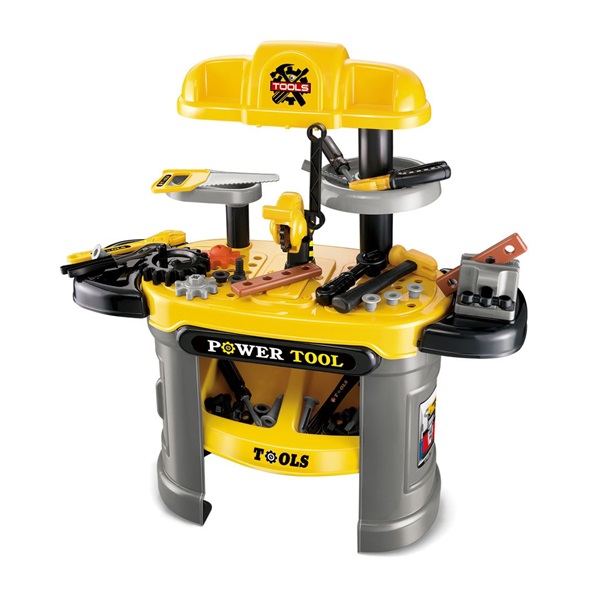 Gyerek műhely Baby Mix Power Tool sárga