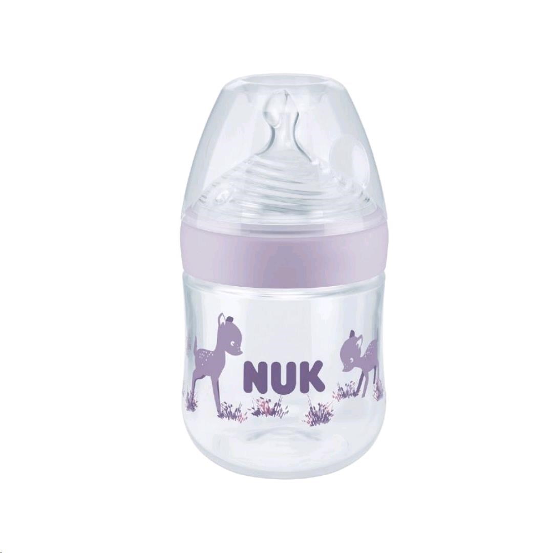 Baba cumisüveg Nuk Nature Sense hőmérséklet jelzővel 150 ml lila