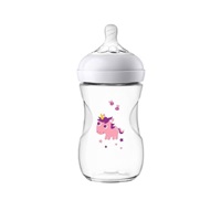 Baba cumisüveg Avent Classic 260 ml fehér víziló