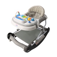Gyerek bébikomp hintával szilikon kerekek 3 az 1-ben New Baby Magic Sea World II
