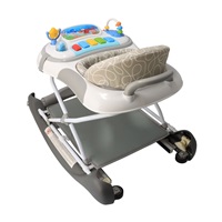 Gyerek bébikomp hintával szilikon kerekek 3 az 1-ben New Baby Magic Sea World II