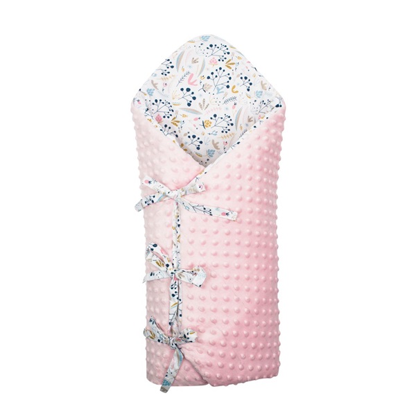 Luxus megkötős pólya Minka New Baby Áfonya 75x75 cm