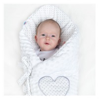 Luxus megkötős pólya Minka New Baby Áfonya 75x75 cm