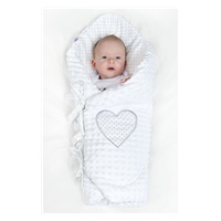 Luxus megkötős pólya Minka New Baby Áfonya 75x75 cm