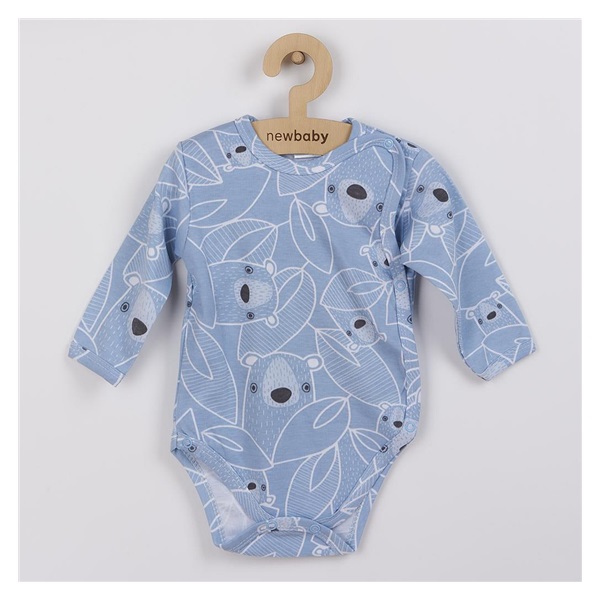 Baba body teljes hosszában patentos New Baby BuBu kék