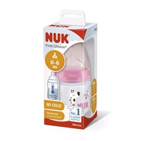 Baba cumisüveg NUK First Choice Temperature Control 150 ml pink