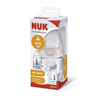 Baba cumisüveg NUK First Choice Temperature Control 150 ml beige