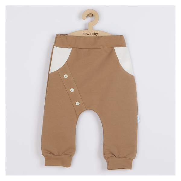 Baba pamut szabadidő nadrág New Baby The Best barna