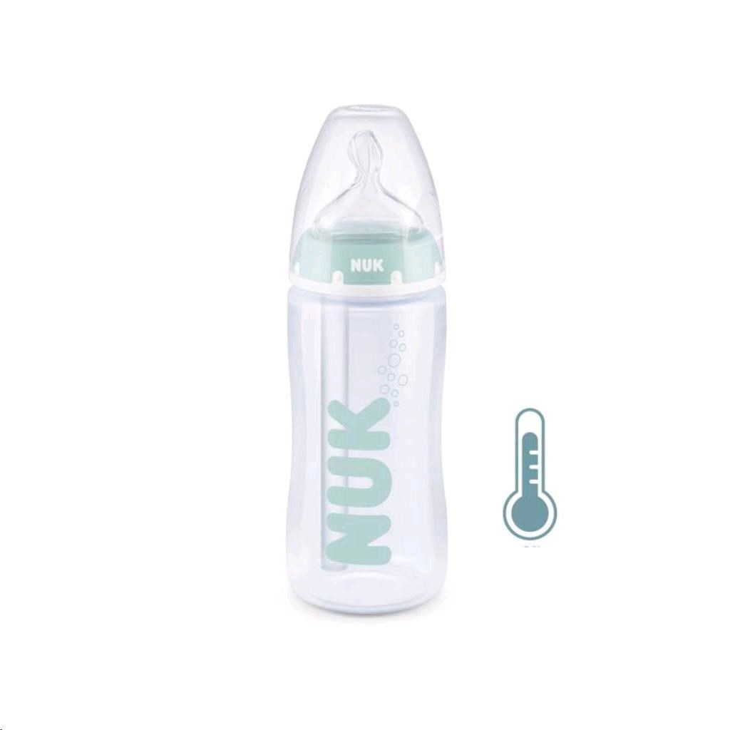 NUK FC Anti-colic cumisüveg hőmérsékletjelzővel 300 ml