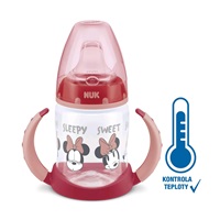 Baba tanuló itatópohár NUK Disney Mickey hőmérséklet jelzővel 150 ml piros