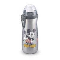 Gyermek sport itatópohár NUK Sports Cup Disney Cool Mickey 450 ml grey