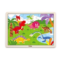 Gyermek fa puzzle Viga Dino