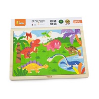 Gyermek fa puzzle Viga Dino