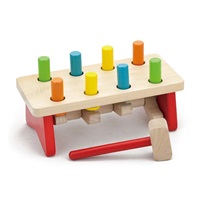 Fa kalapálós asztal gyerekeknek Viga multicolor