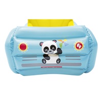 Gyermek felfújható autó Fisher-Price labdákkal 119x79x51 cm