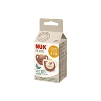 NUK For Nature latex cumi 0–6 h 2 db piros