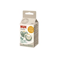 NUK For Nature latex cumi 0–6 h 2 db zöld