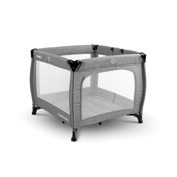Gyerek összecsukhatós járóka CARETERO Quadra grey