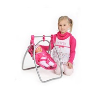 Játék etetőszék és hinta 2az -ben babáknak Baby Mix Isabella