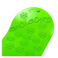 Gyermek hócsúszka Baby Mix SNOWBOARD 72 cm zöld