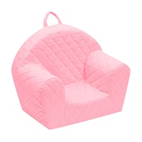 Gyermek fotel Velvet New Baby Felhőcske rózsaszín