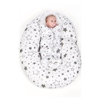 Univerzális szoptatós párna C alakú New Baby XL Állatka fehér