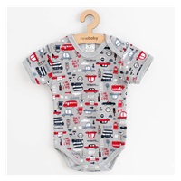 Csecsemő pamut rövid ujjú body New Baby Go!go!go!