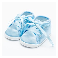 Baba szatén cipő New Baby kék 3-6 h