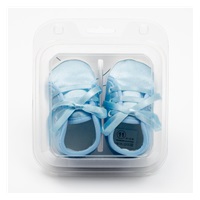 Baba szatén cipő New Baby kék 3-6 h