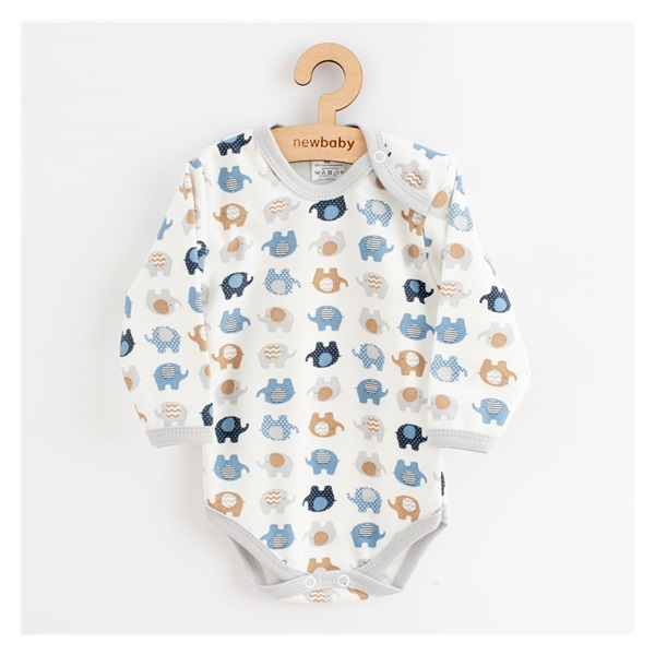 Csecsemő pamut hosszú ujjú body New Baby Magic elephant