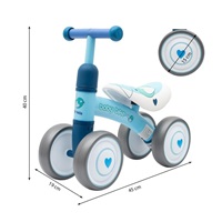 Gyerek futóbicikli Baby Mix Baby Bike Fruit green