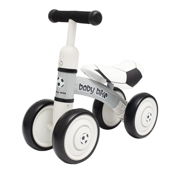 Gyerek futóbicikli Baby Mix Baby Bike Fekete-fehér foci