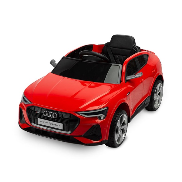 A Toyz AUDI ETRON Sportback piros színű akkumulátoros jármű