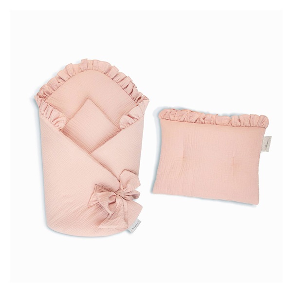 Kókusz pólya Belisima Muszlin old pink