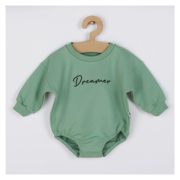 Hosszú ujjú baba body baggy Koala Dreamer zöld