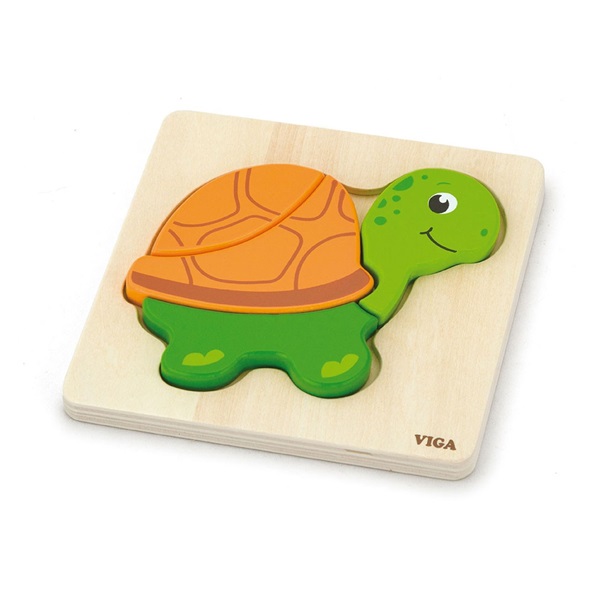 Fa képes kirakó puzzle Viga Teknősbéka