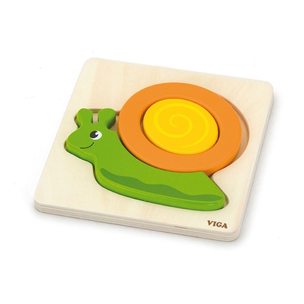 Fa képes kirakó puzzle Viga Csiga
