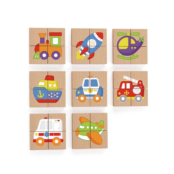 Fa mágneses puzzle Viga