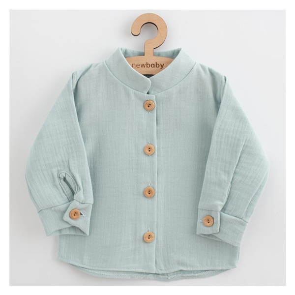 Baba muszlin ing New Baby Soft dress menta